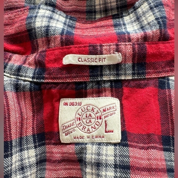 Men’s Lucky Brand Button Down Shirt Size Large - Picture 4 of 4